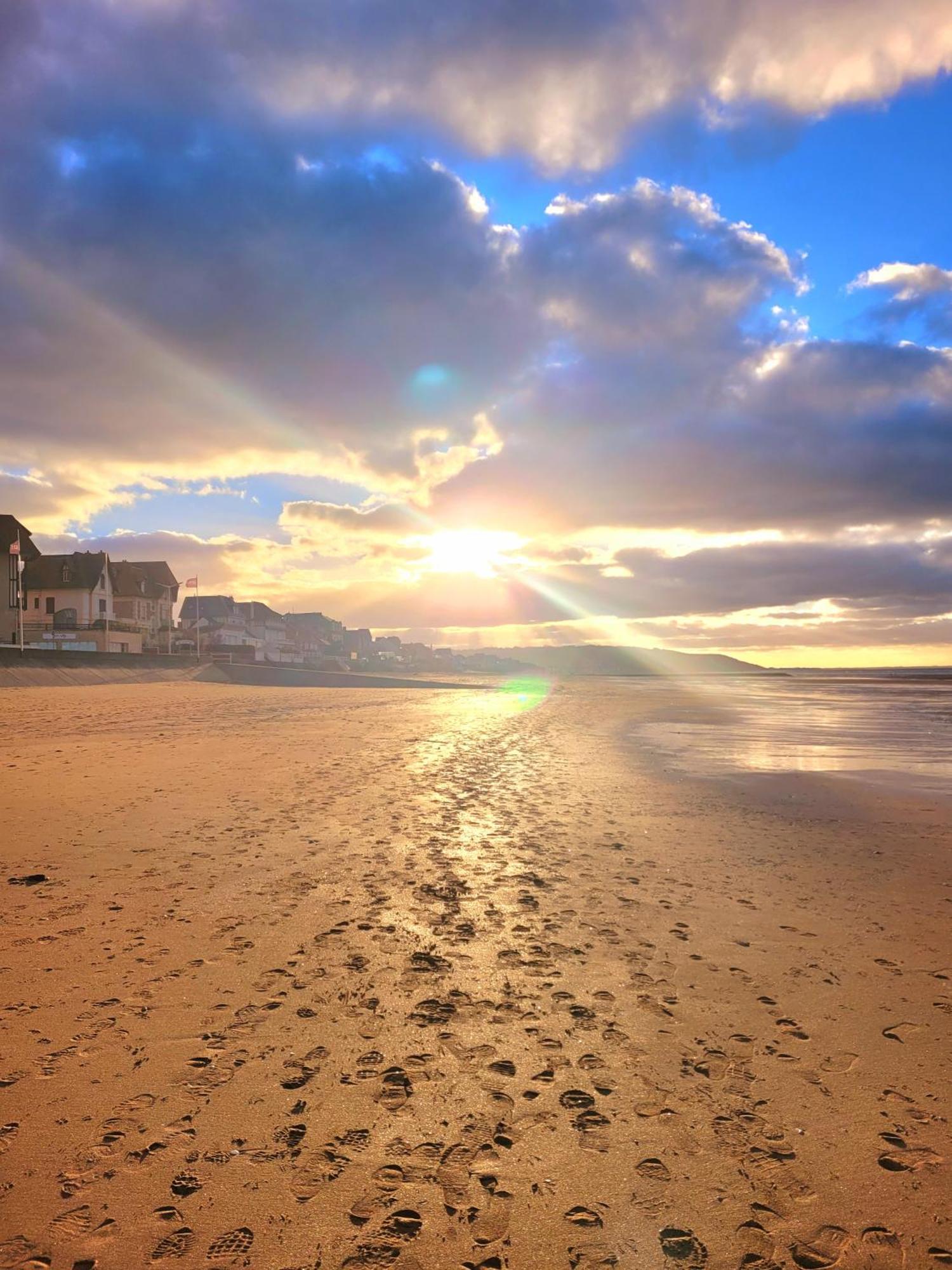 M2M Studio Magnifique Vue Mer - Avec Balcon - Les Pieds Dans L Eau! ブロンヴィル・シュル・メール エクステリア 写真